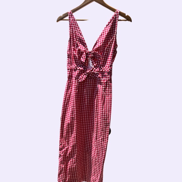 Stop Staring! Gingham Rockabilly pin up style Dress - Picture 2 of 5